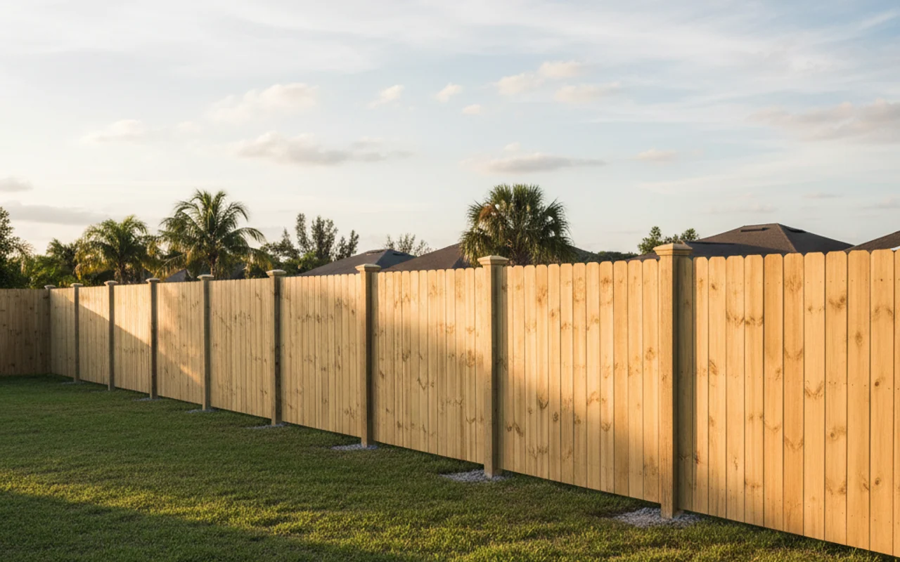 Custom 20-foot by 6-foot deck built by Battle Born Builders in Jacksonville Florida